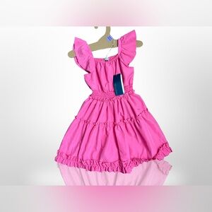 Habitual Youth Pink Ruffle Sleeve Dress Size
XS 5-6
